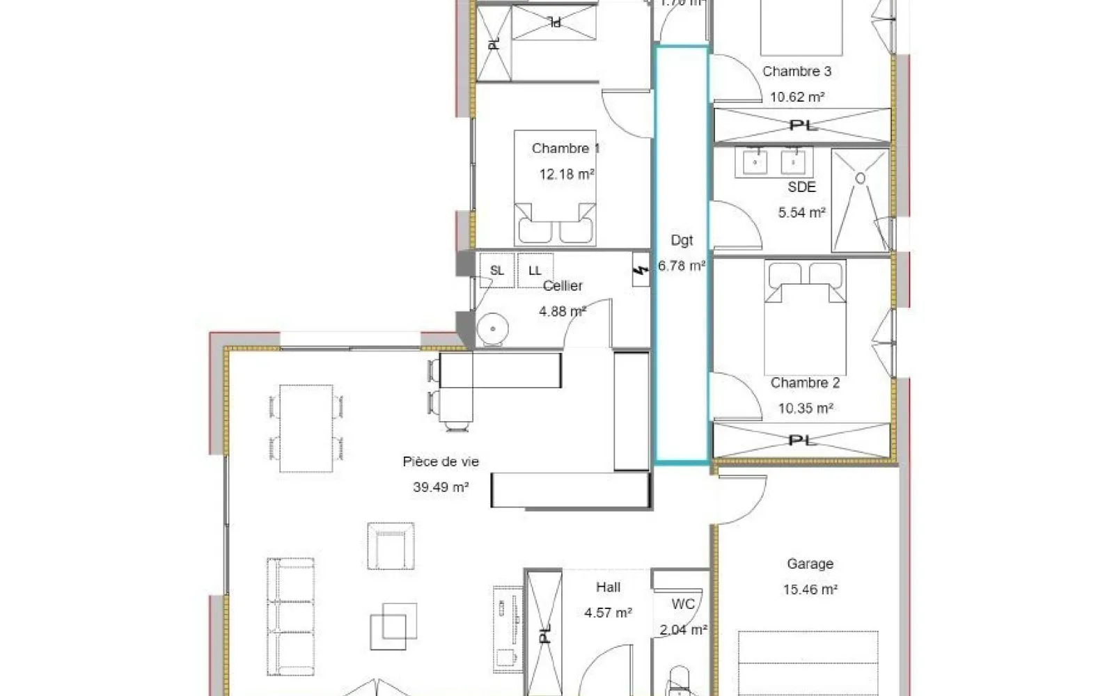 Projet de construction d'une maison 100 m² avec terrain à SAINT-VINCENT-DE-TYROSSE (40) à Saint-Vincent-de-Tyrosse — photo 4