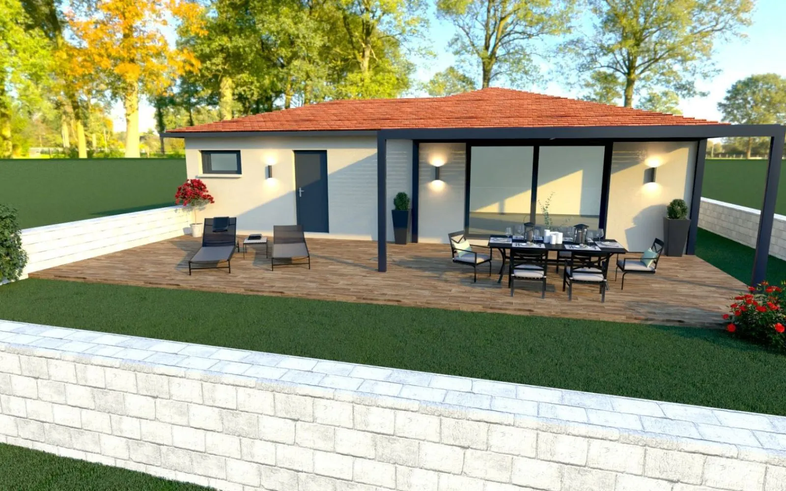 Maison 80 m² avec terrain à BREZINS (38) à Brézins — photo 1