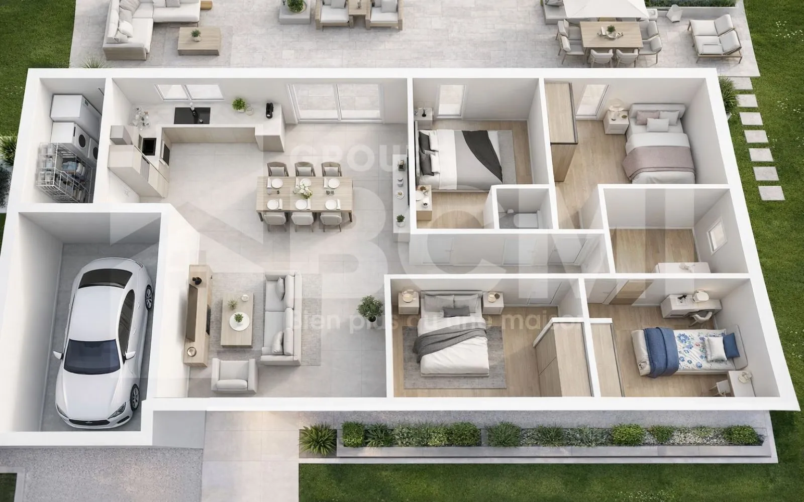 Maison de 88.87 m² sur un terrain de 335 m² à VENDRENNES en VENDEE (85). à Vendrennes — photo 4
