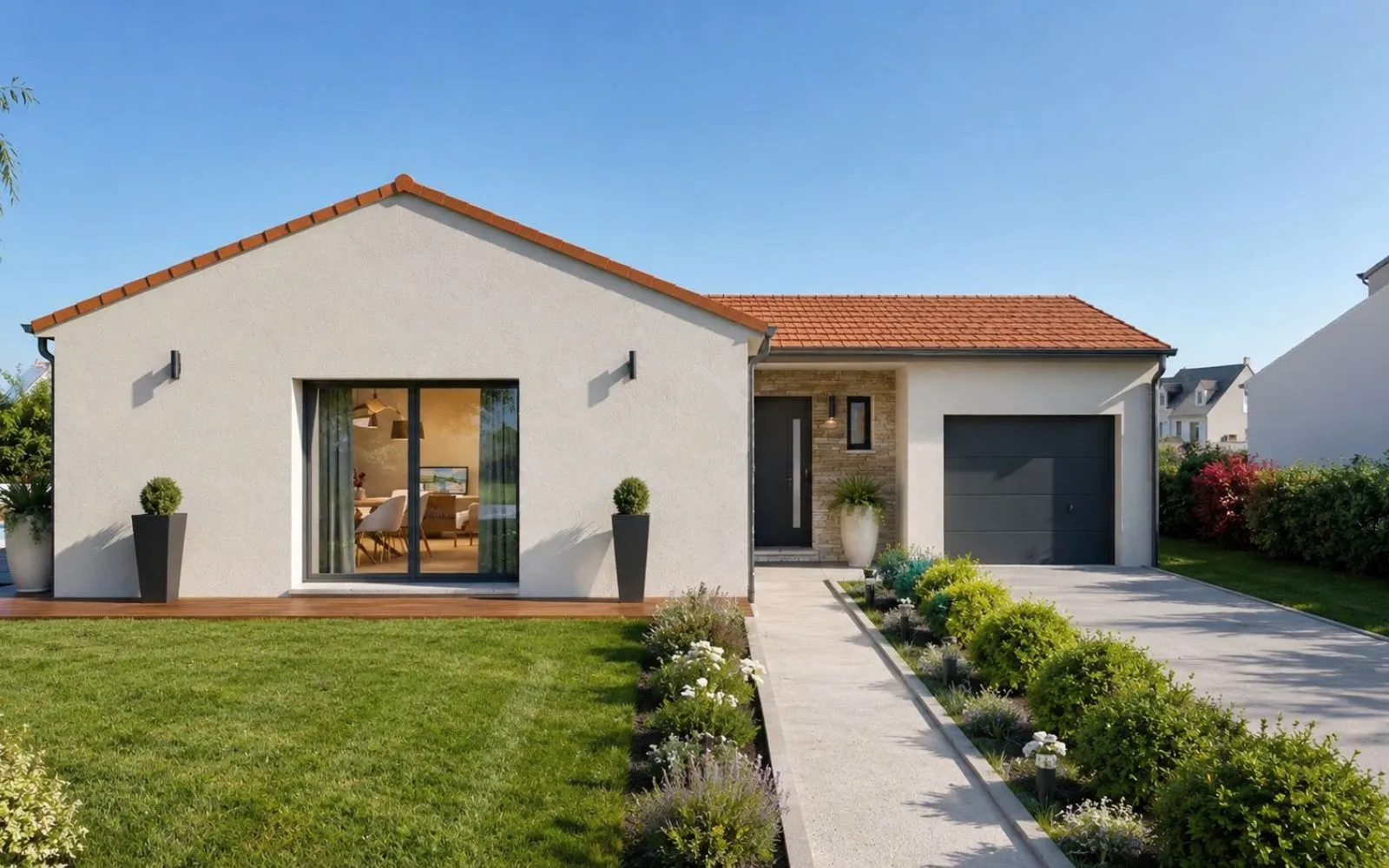 Projet de construction d'une maison 101 m² avec terrain à PERRECY-LES-FORGES (71) à Perrecy-les-Forges — photo 1