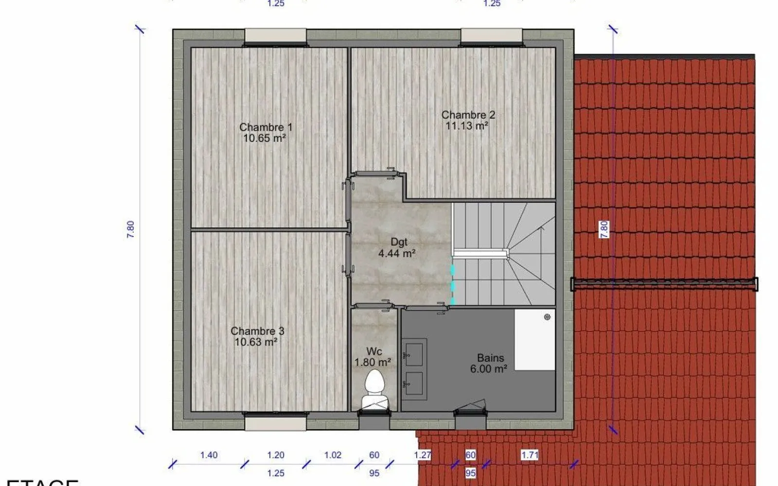 Projet de construction d'une maison 97 m² avec terrain à SAINT-JEAN-SUR-VEYLE (01) à Saint-Jean-sur-Veyle — photo 6