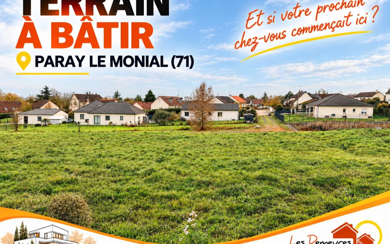 Terrain à bâtir de 534 m² à PARAY-LE-MONIAL (71) à Paray-le-Monial — photo 1