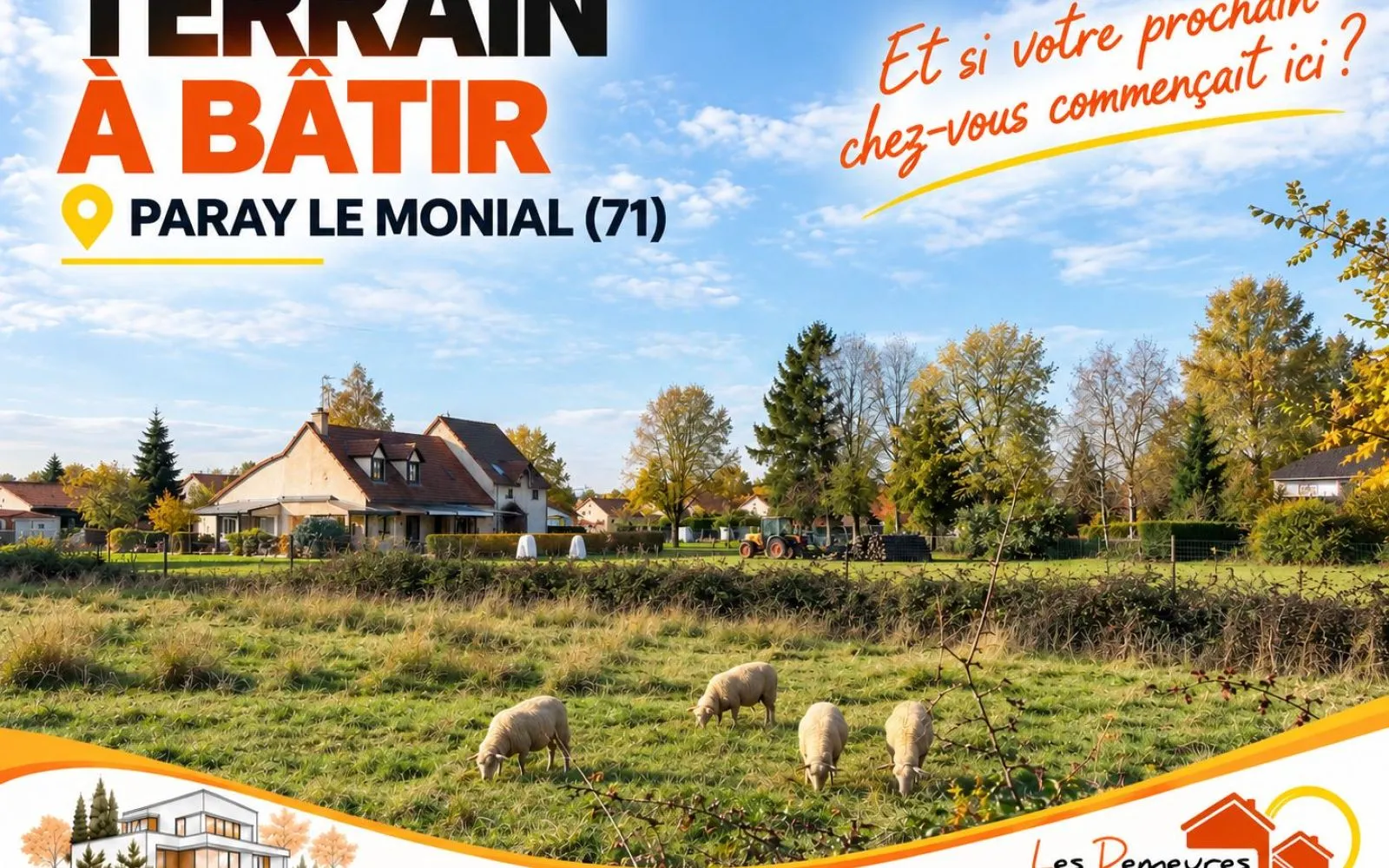 Terrain à bâtir de 1257 m² à PARAY-LE-MONIAL (71) à Paray-le-Monial — photo 5