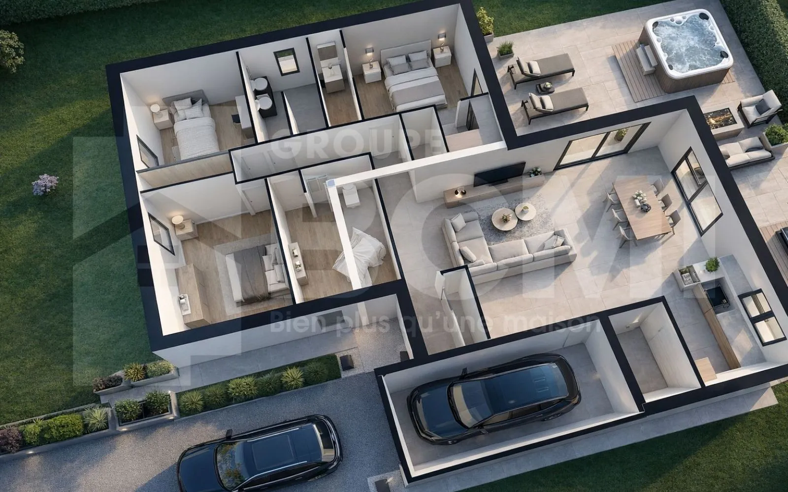 Maison de 84.92 m² sur un terrain de 335 m² à VENDRENNES en VENDEE (85). à Vendrennes — photo 4