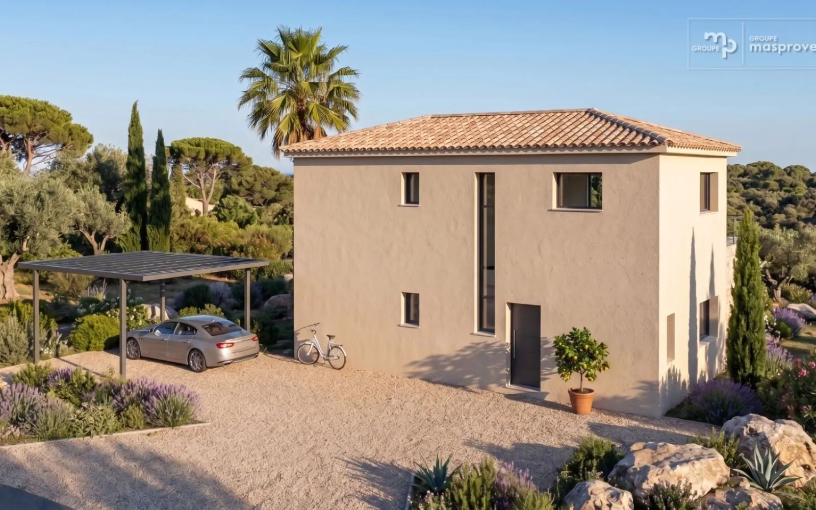 Projet de construction d'une maison 137.4 m² avec terrain à CHATEAUNEUF-GRASSE (06) à Chateauneuf-Grasse — photo 2