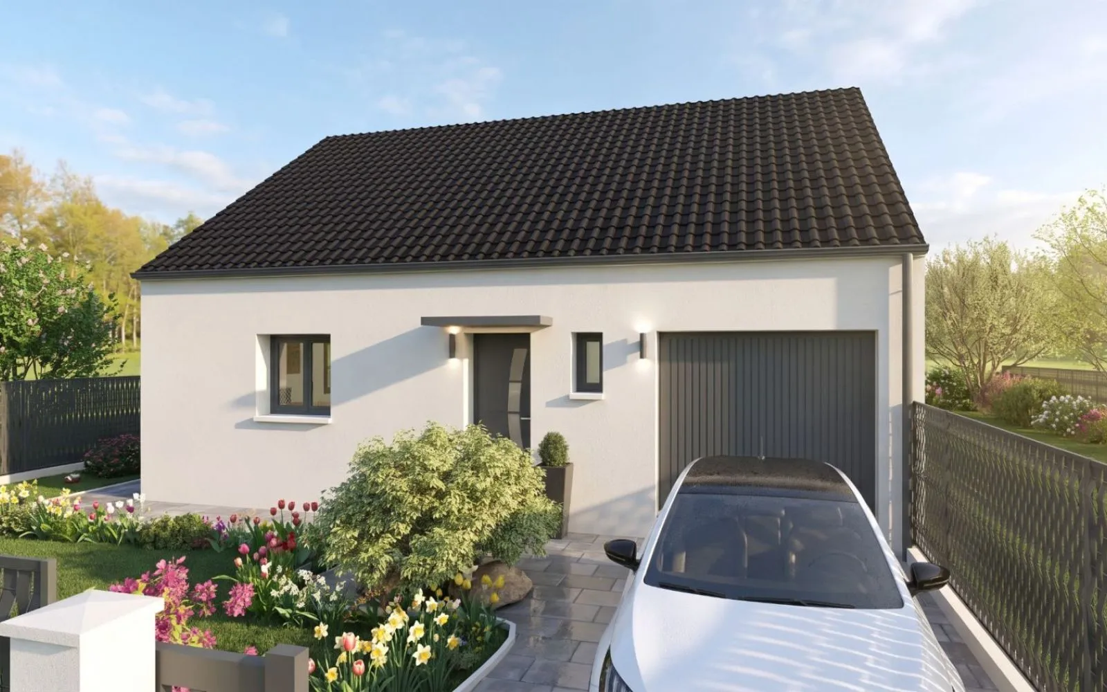 Maison 83 m² avec terrain à ROSIERES-EN-SANTERRE (80) à Rosières-en-Santerre — photo 4