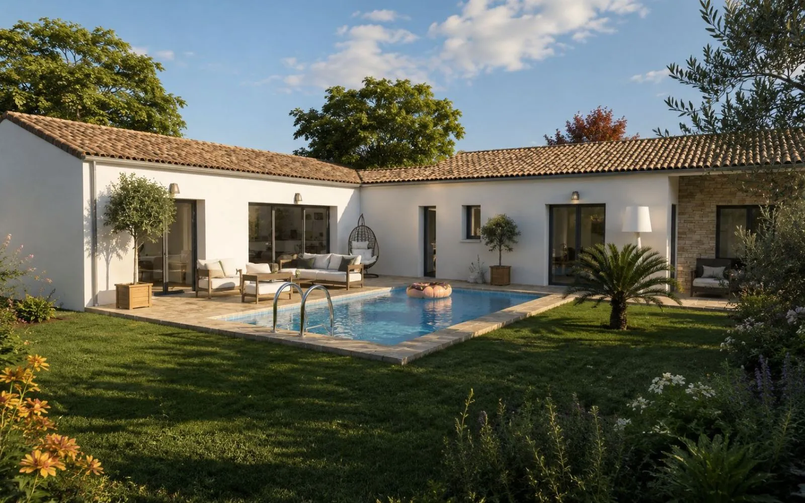 Projet de construction d'une maison 120 m² avec terrain à SAINT-GEORGES-DES-COTEAUX (17) à Saint-Georges-des-Coteaux — photo 1