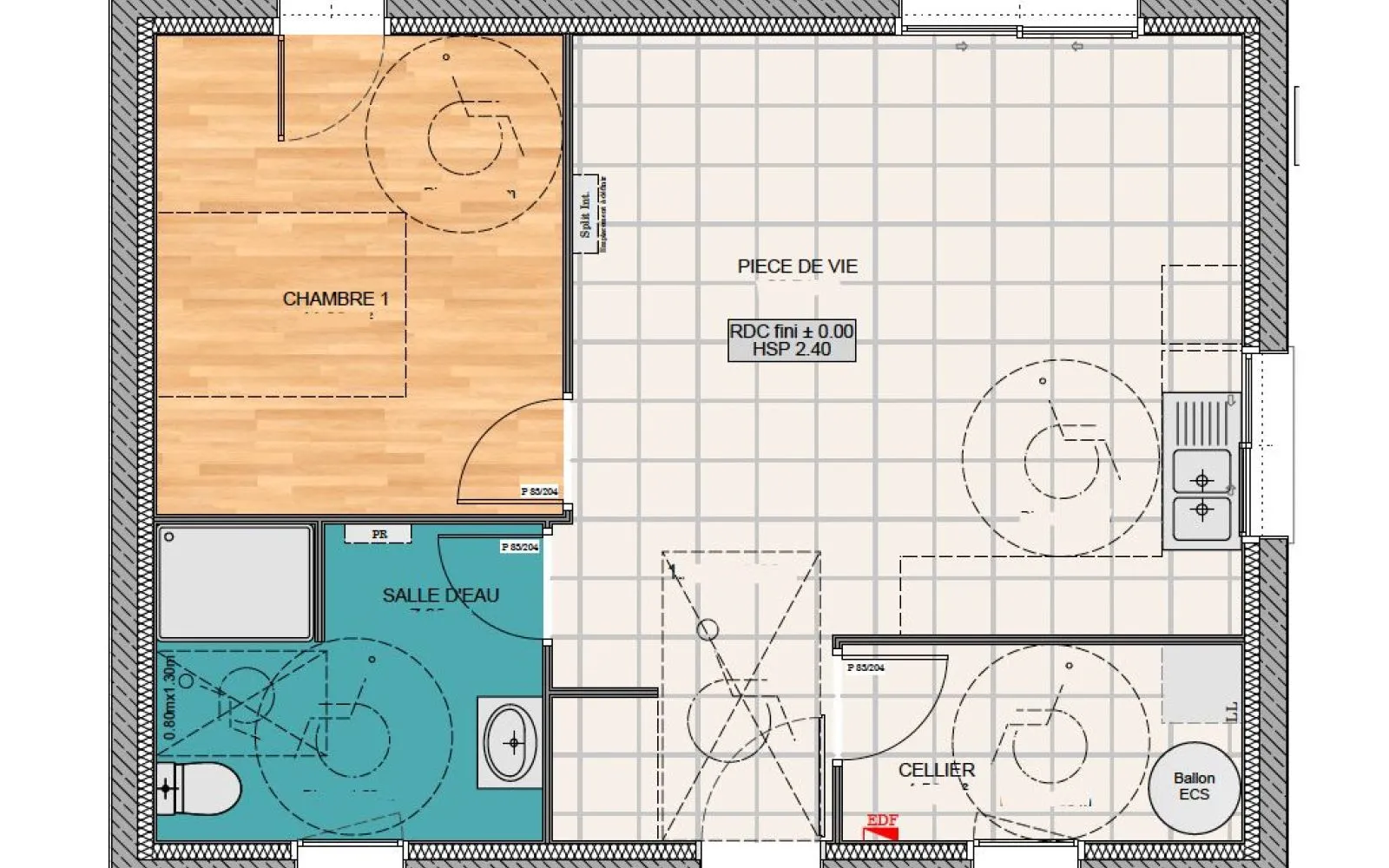 Maison de 49.7 m² sur un terrain de 267 m² à NIORT en DEUX-SEVRES (79). à Niort — photo 4