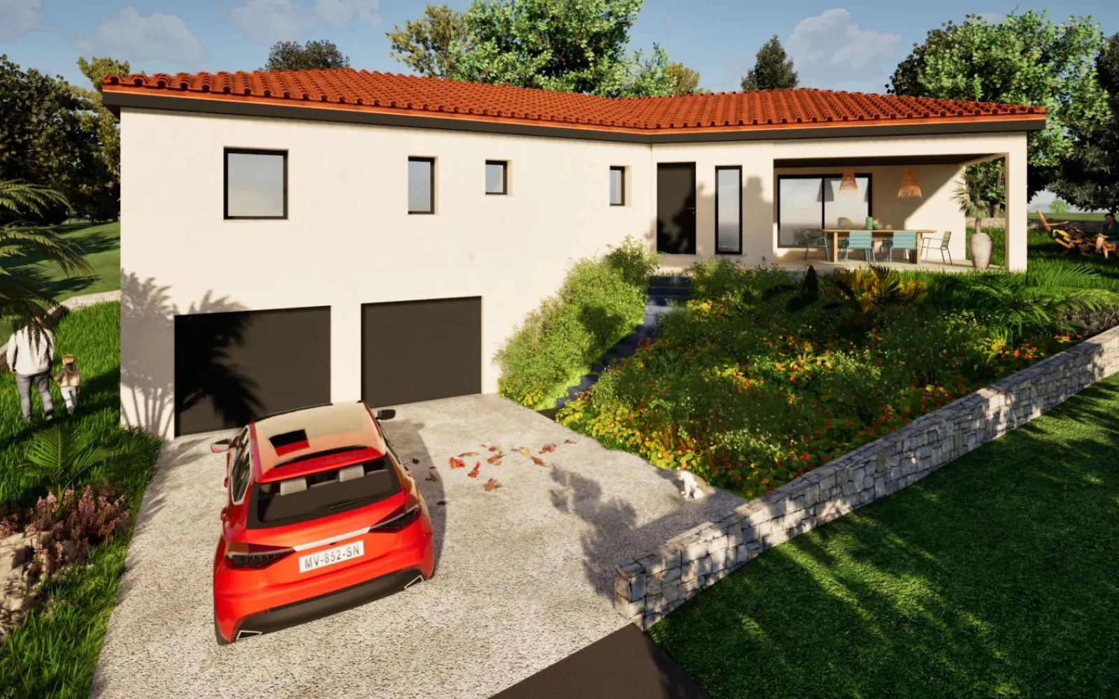 Maison 123 m² avec terrain à SAINT-CYPRIEN (42) à Saint-Cyprien — photo 1