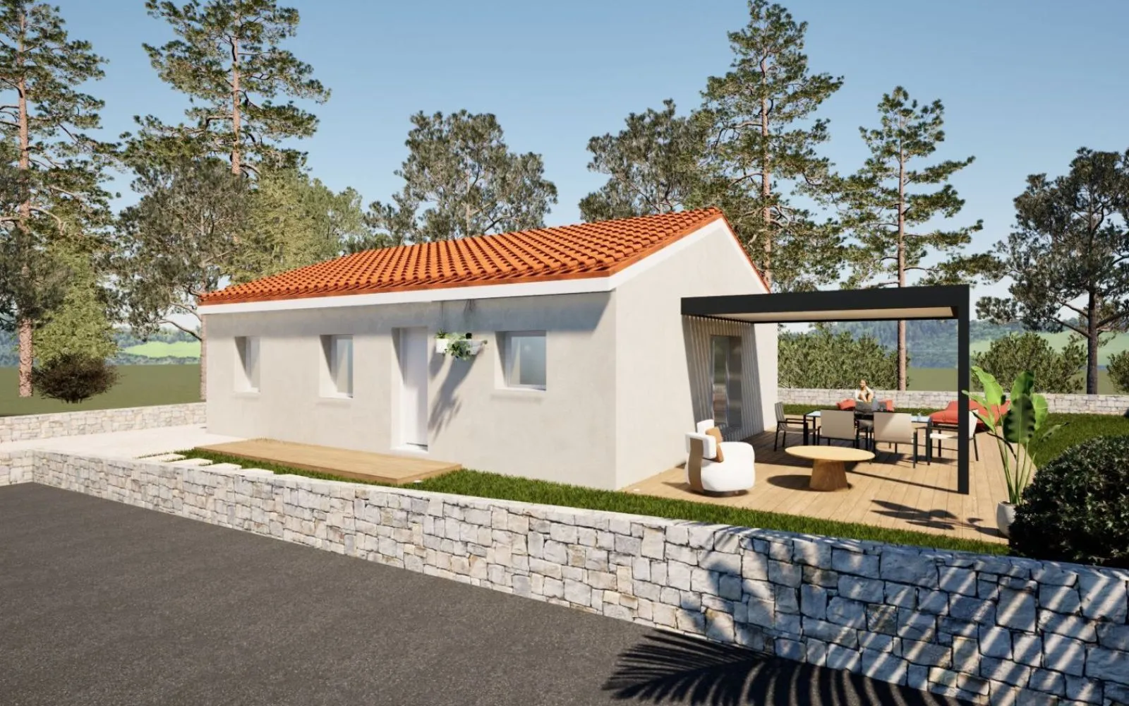 Maison 80 m² avec terrain à SAINT-CYPRIEN (42) à Saint-Cyprien — photo 1