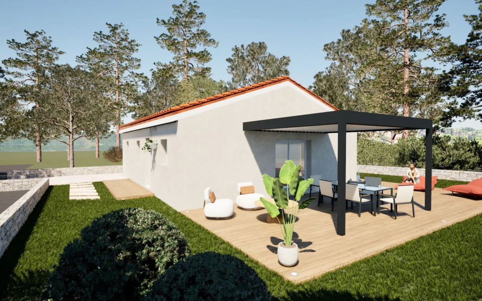 Maison 80 m² avec terrain à SAINT-CYPRIEN (42) à Saint-Cyprien — photo 2