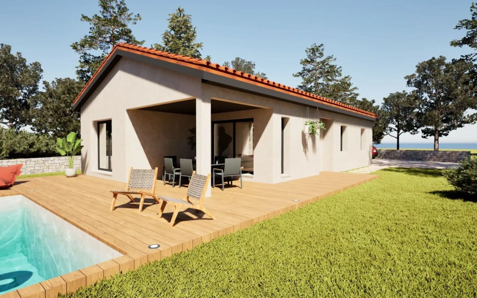 Maison 87 m² avec terrain à CELLIEU (42) à Cellieu — photo 3