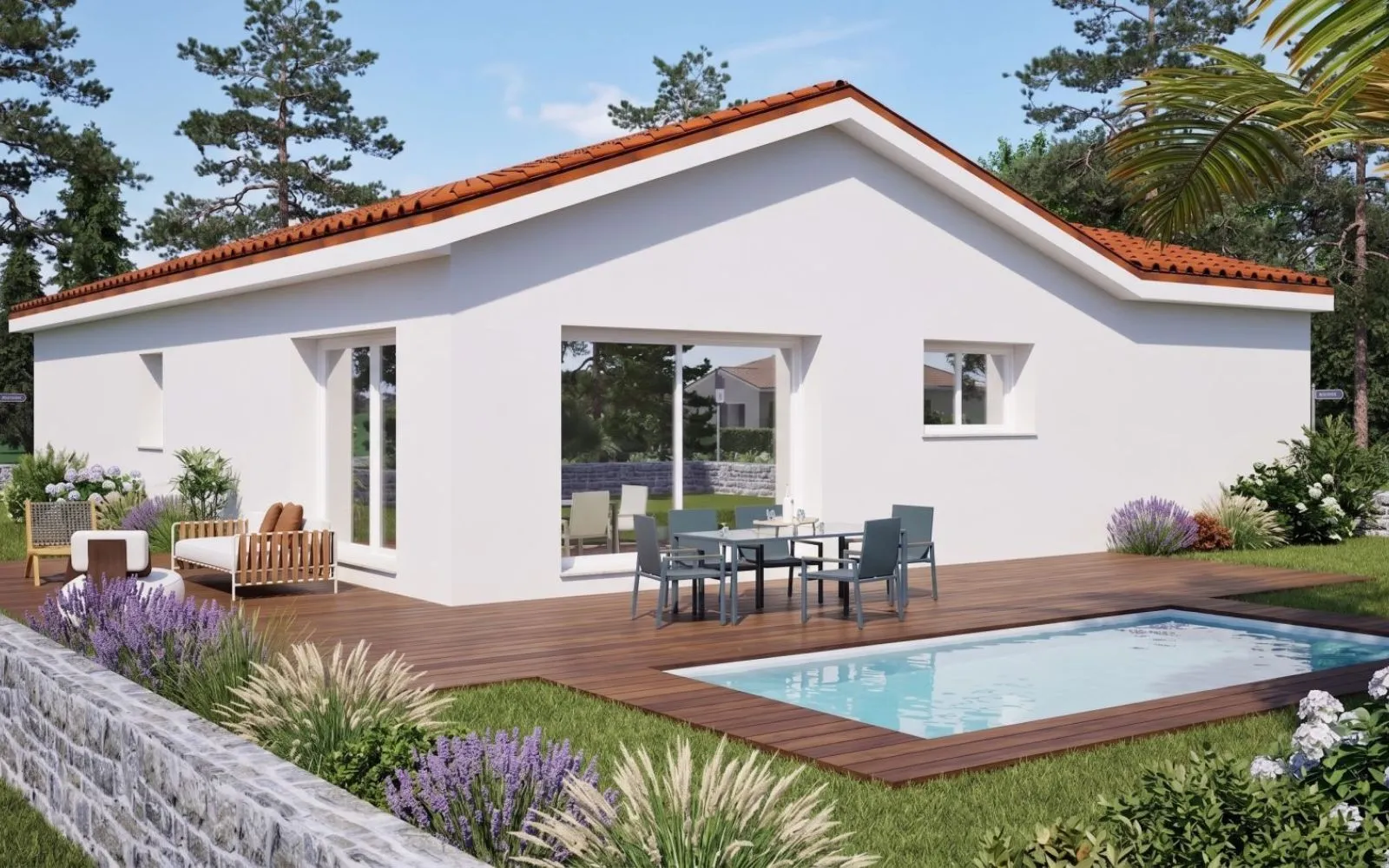 Maison 90 m² avec 477 m² de terrain à ANDREZIEUX-BOUTHEON (42) à Andrézieux-Bouthéon — photo 1