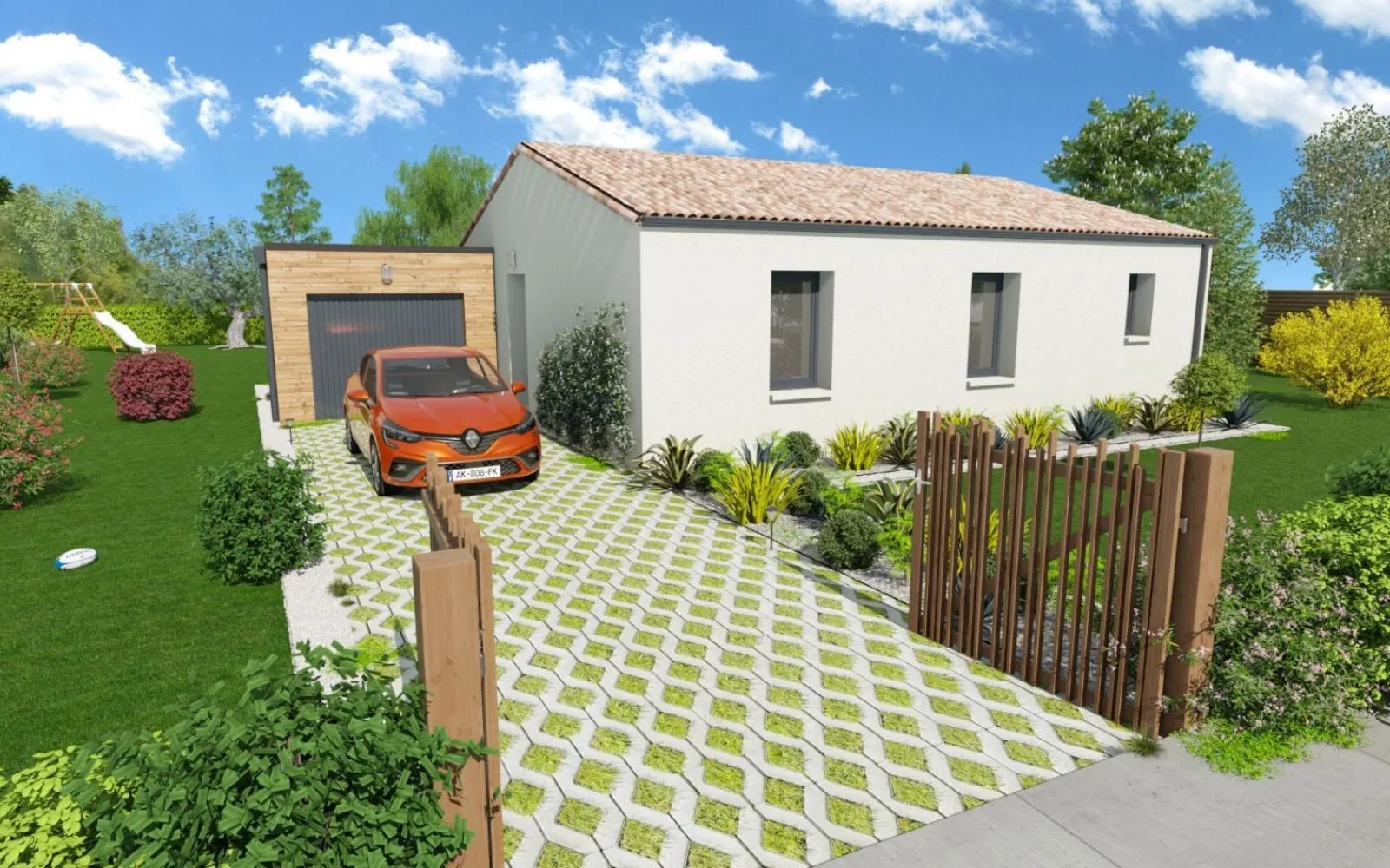 Projet de construction d'une maison 69.93 m² avec terrain à JAUNAY-MARIGNY (86) à Jaunay-Marigny — photo 1