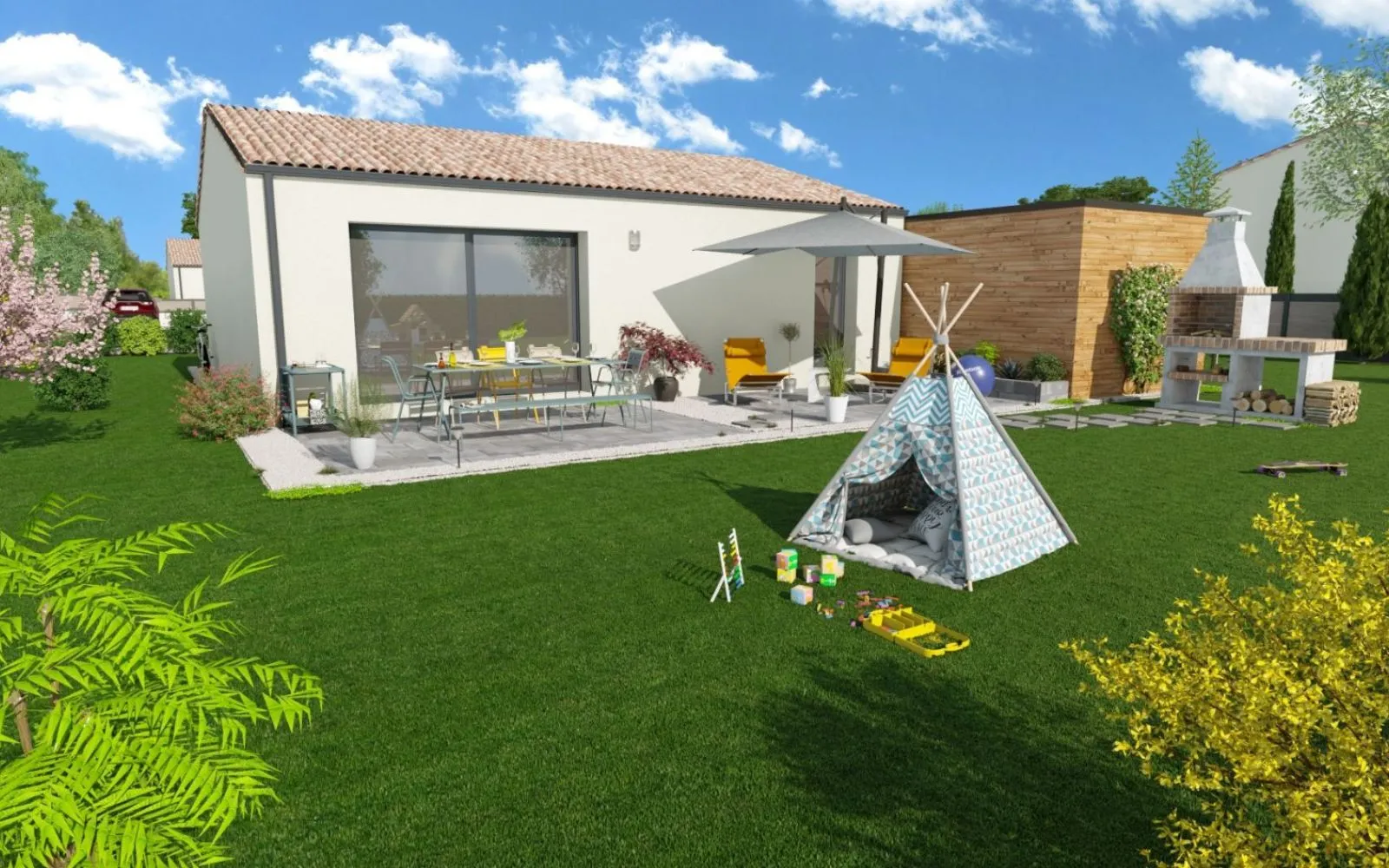 Projet de construction d'une maison 69.93 m² avec terrain à JAUNAY-MARIGNY (86) à Jaunay-Marigny — photo 2