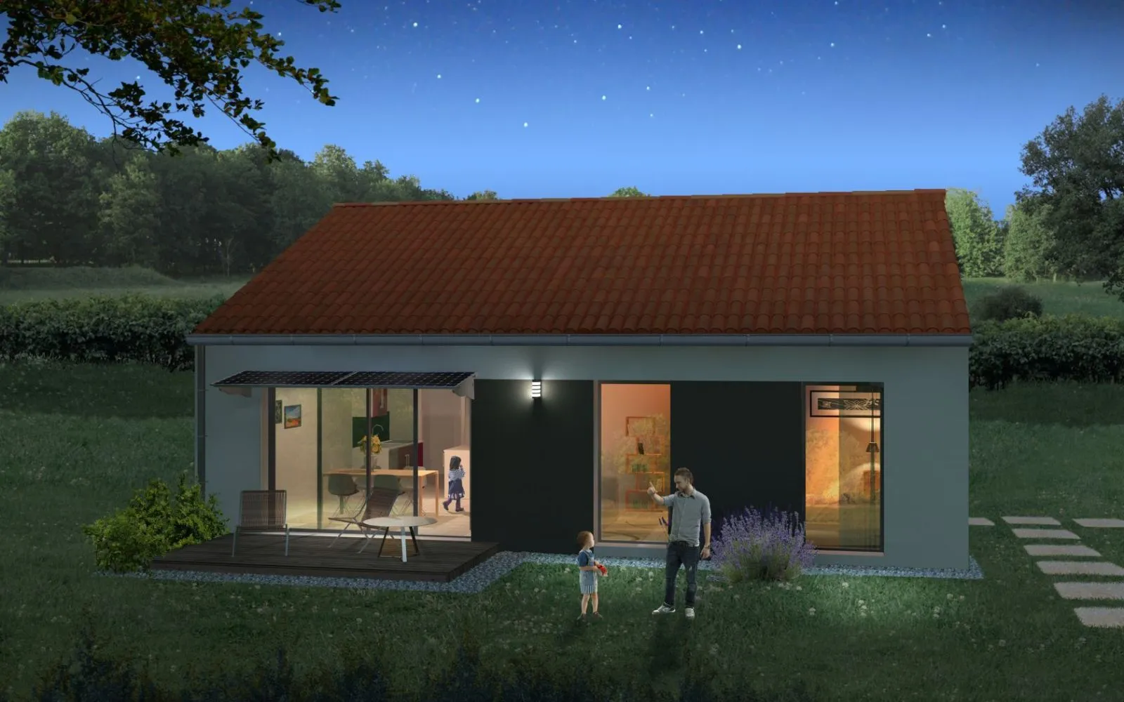 Projet de construction d'une maison 89.33 m² avec terrain à SAINT-JULIEN-L'ARS (86) à Saint-Julien-l'Ars — photo 2