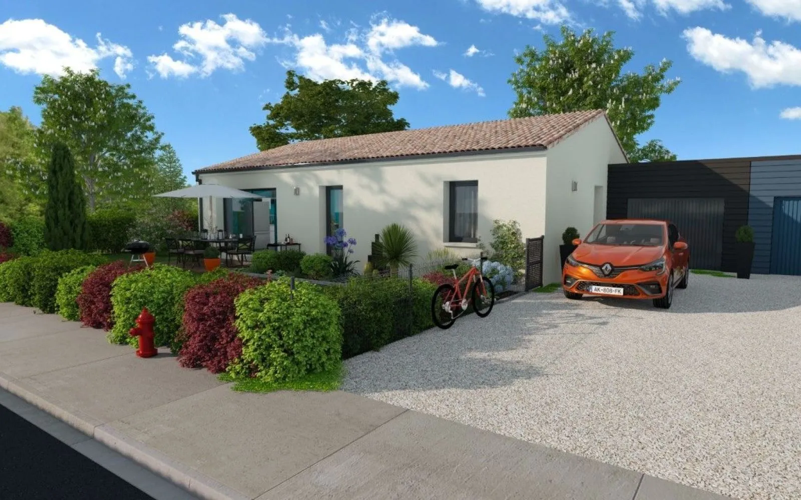 Projet de construction d'une maison 94.11 m² avec terrain à JAUNAY-MARIGNY (86) à Jaunay-Marigny — photo 1