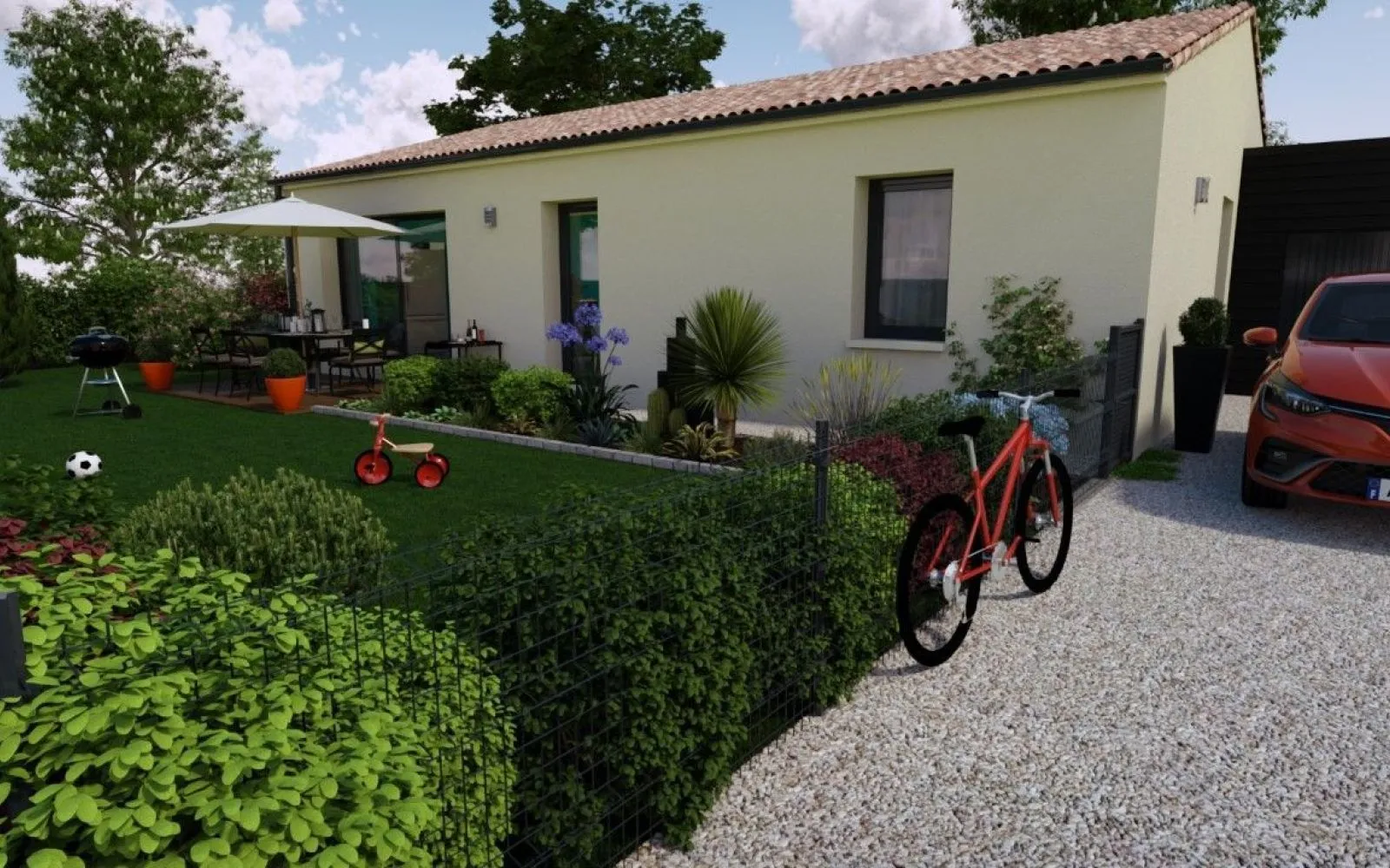 Projet de construction d'une maison 94.11 m² avec terrain à JAUNAY-MARIGNY (86) à Jaunay-Marigny — photo 2
