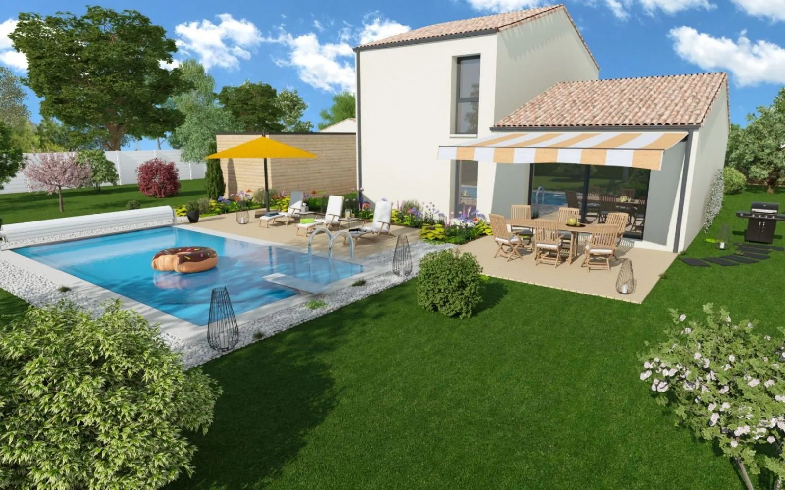 Projet de construction d'une maison 110.54 m² avec terrain à SAINT-JULIEN-L'ARS (86) à Saint-Julien-l'Ars — photo 2