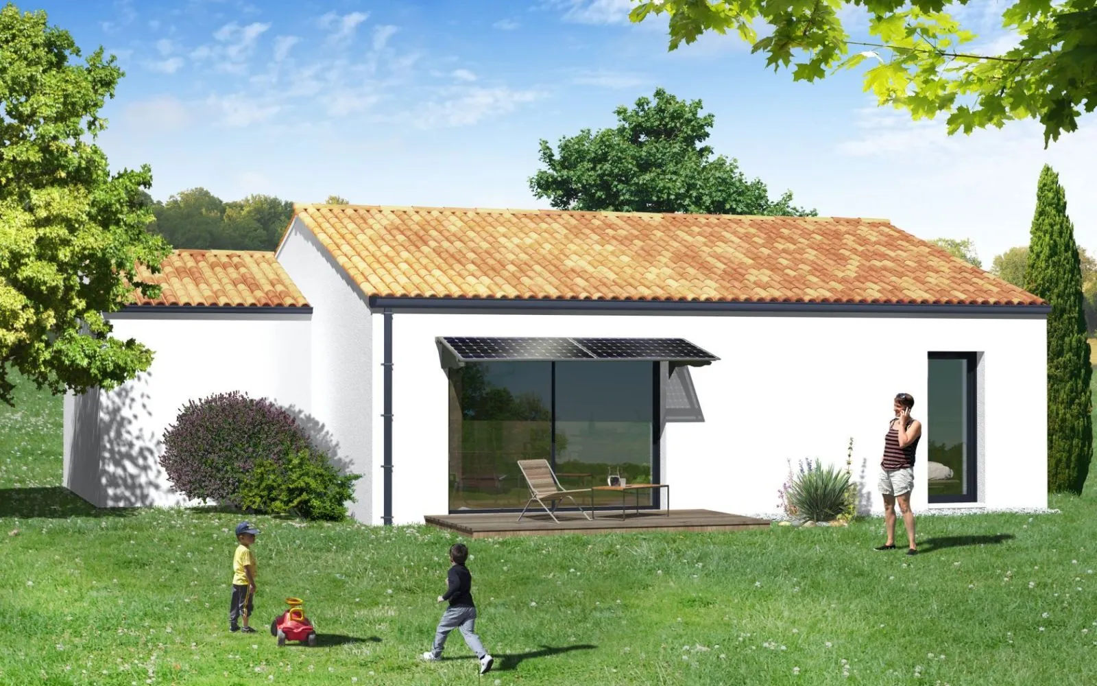 Projet de construction d'une maison 80.07 m² avec terrain à SAINT-JULIEN-L'ARS (86) à Saint-Julien-l'Ars — photo 1