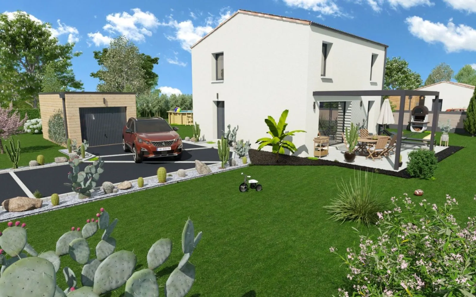 Projet de construction d'une maison 92.62 m² avec terrain à JAUNAY-MARIGNY (86) à Jaunay-Marigny — photo 1
