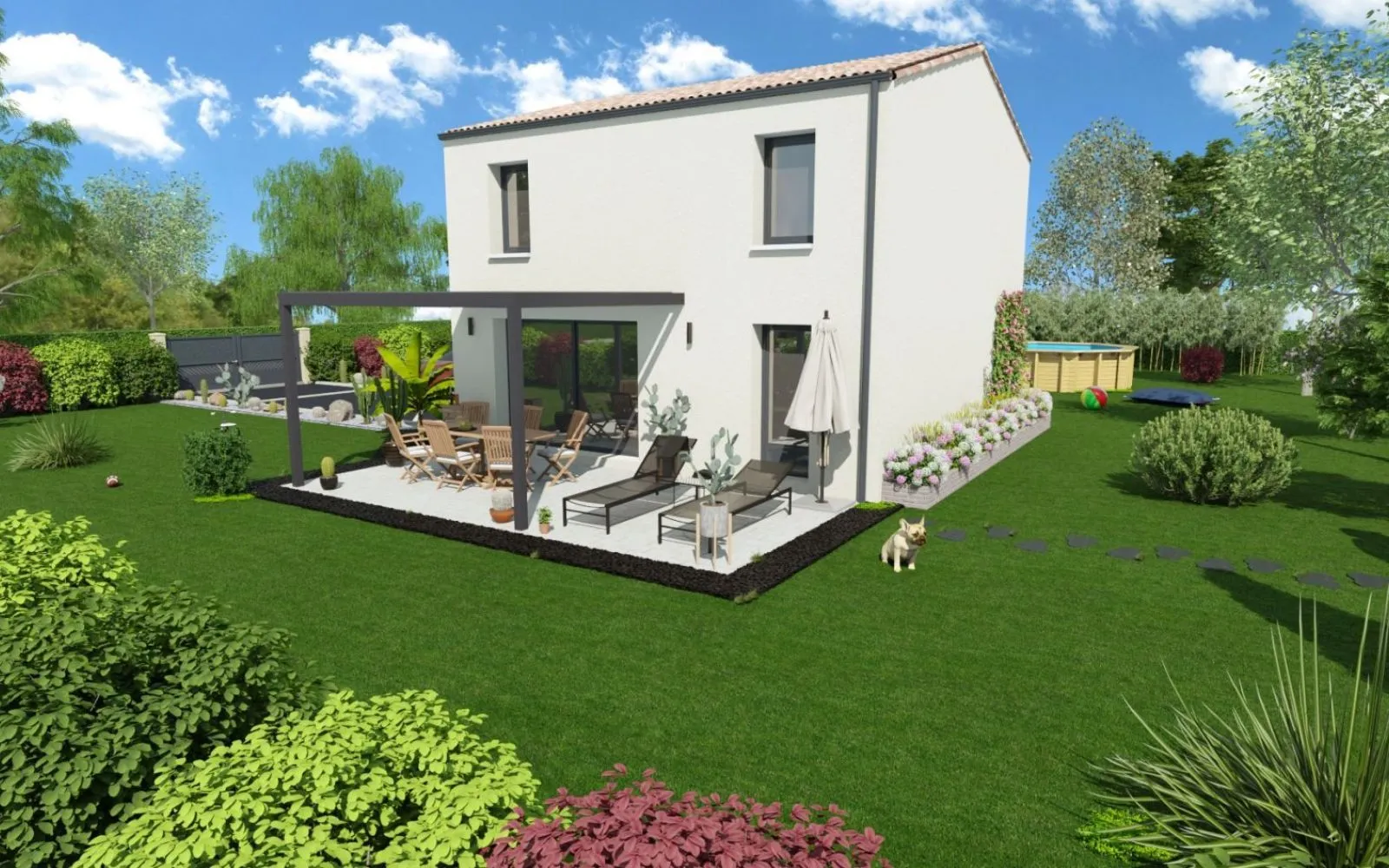 Projet de construction d'une maison 92.62 m² avec terrain à JAUNAY-MARIGNY (86) à Jaunay-Marigny — photo 2