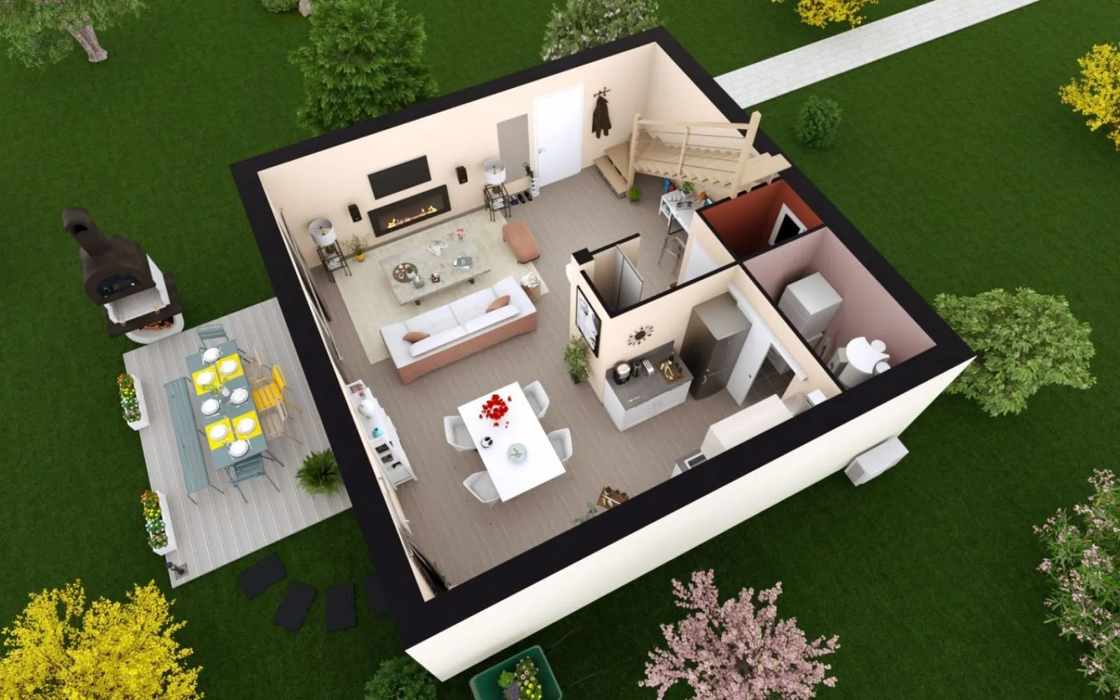 Projet de construction d'une maison 92.62 m² avec terrain à JAUNAY-MARIGNY (86) à Jaunay-Marigny — photo 4