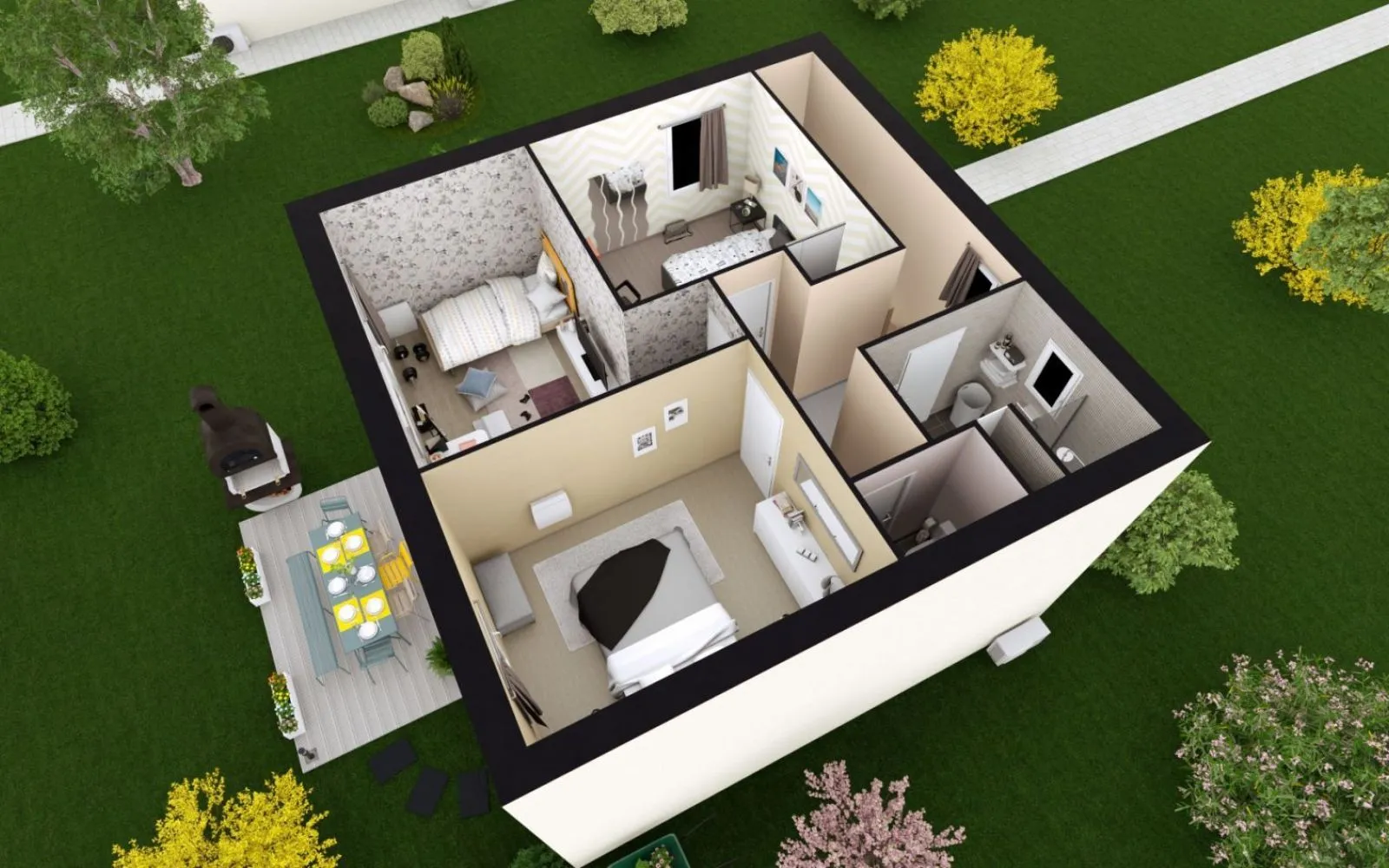 Projet de construction d'une maison 92.62 m² avec terrain à JAUNAY-MARIGNY (86) à Jaunay-Marigny — photo 5