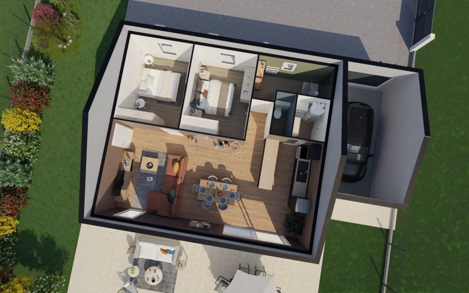 Projet de construction d'une maison 70 m² avec terrain à NOUAILLE-MAUPERTUIS (86) à Nouaillé-Maupertuis — photo 4