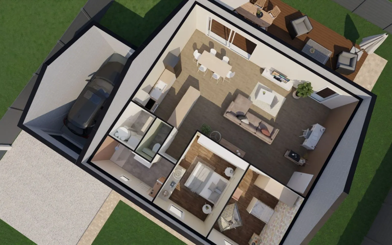 Projet de construction d'une maison 80 m² avec terrain à VOUILLE (86) à Vouillé — photo 4