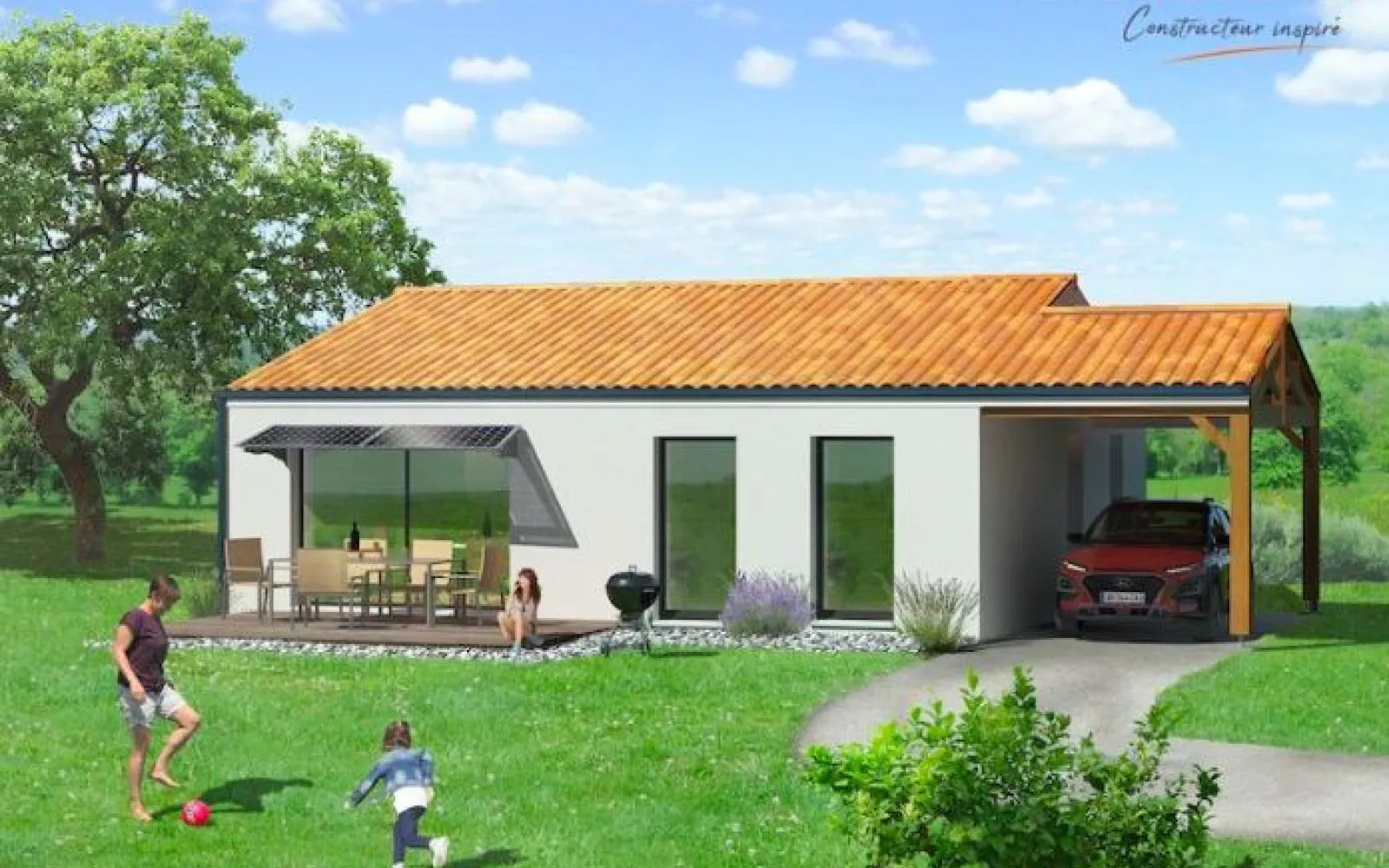 Projet de construction d'une maison 69.93 m² avec terrain à MIREBEAU (86) à Mirebeau — photo 14