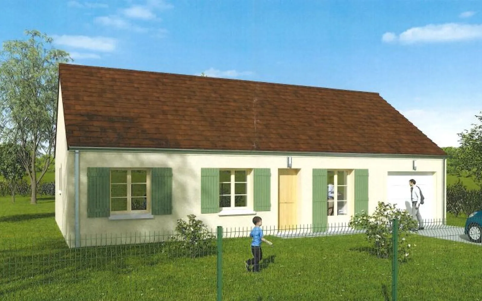 Maison 104 m² avec terrain à CHAMPVALLON (89) à Champvallon — photo 1