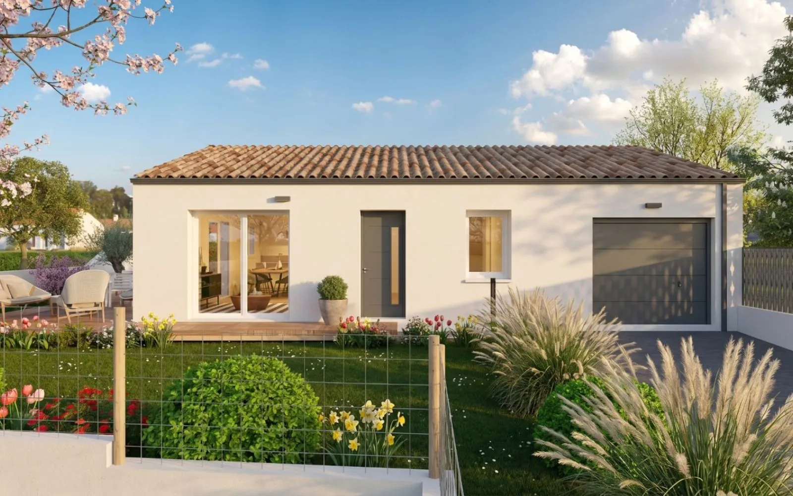 Projet de construction d'une maison 66 m² avec terrain à PAULX (44) à Paulx — photo 1