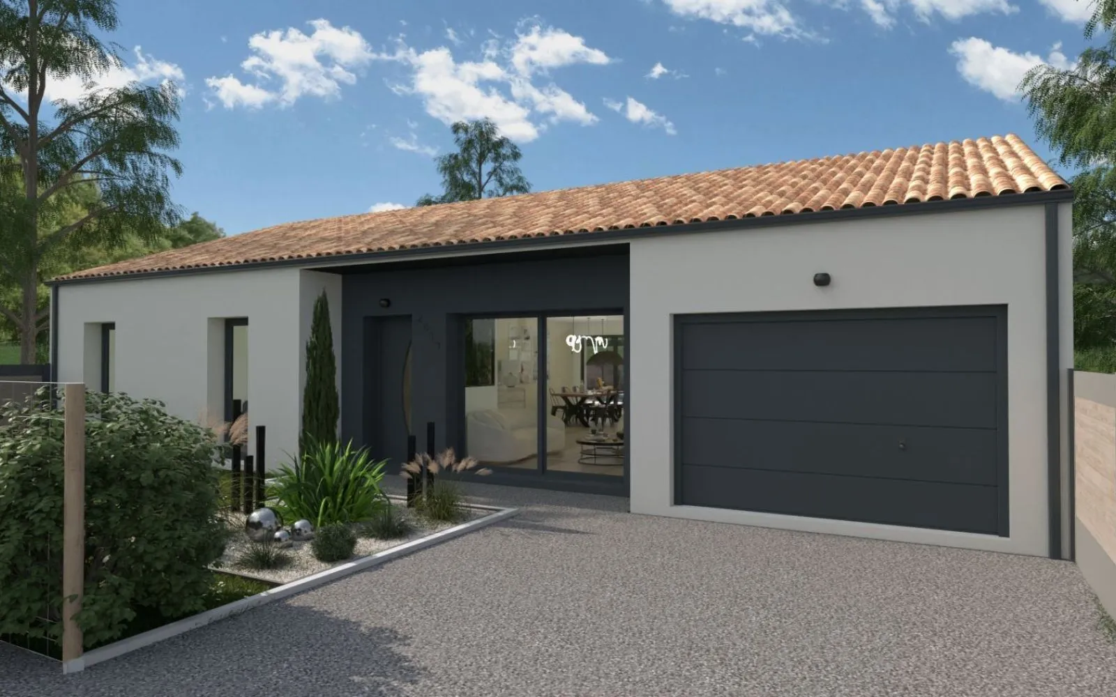 Projet de construction d'une maison 100 m² avec terrain à SAINT-VIAUD (44) à Saint-Viaud — photo 1