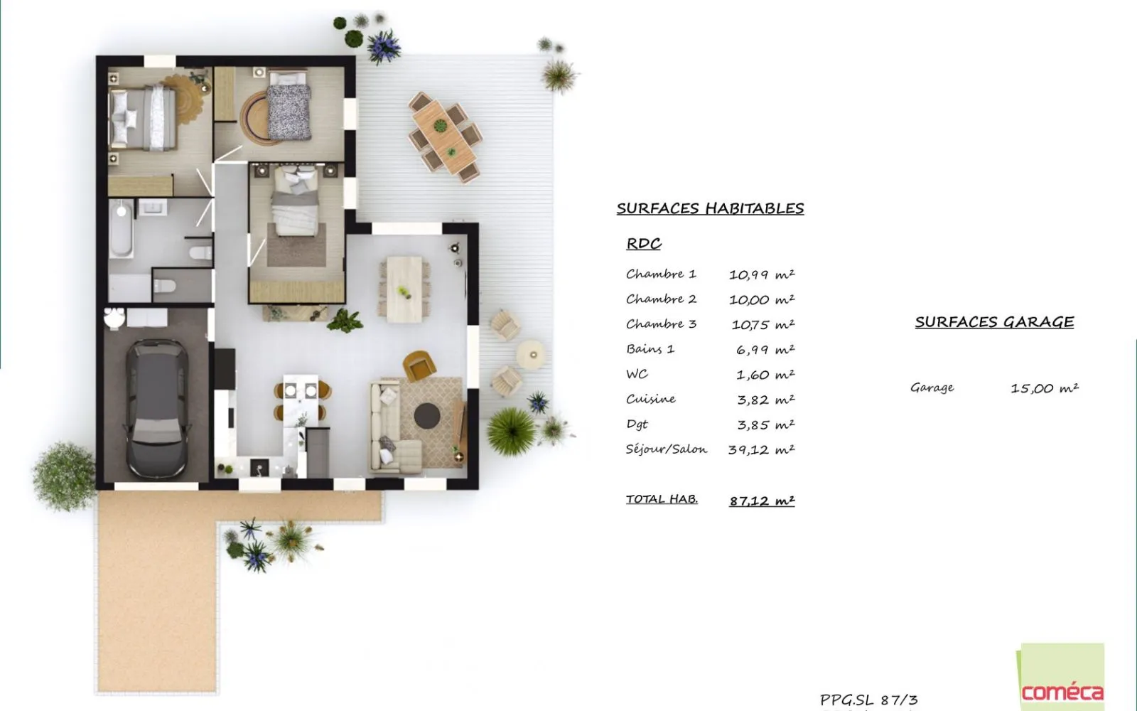 Projet de construction d'une maison 87.12 m² avec terrain à PAULX (44) à Paulx — photo 10