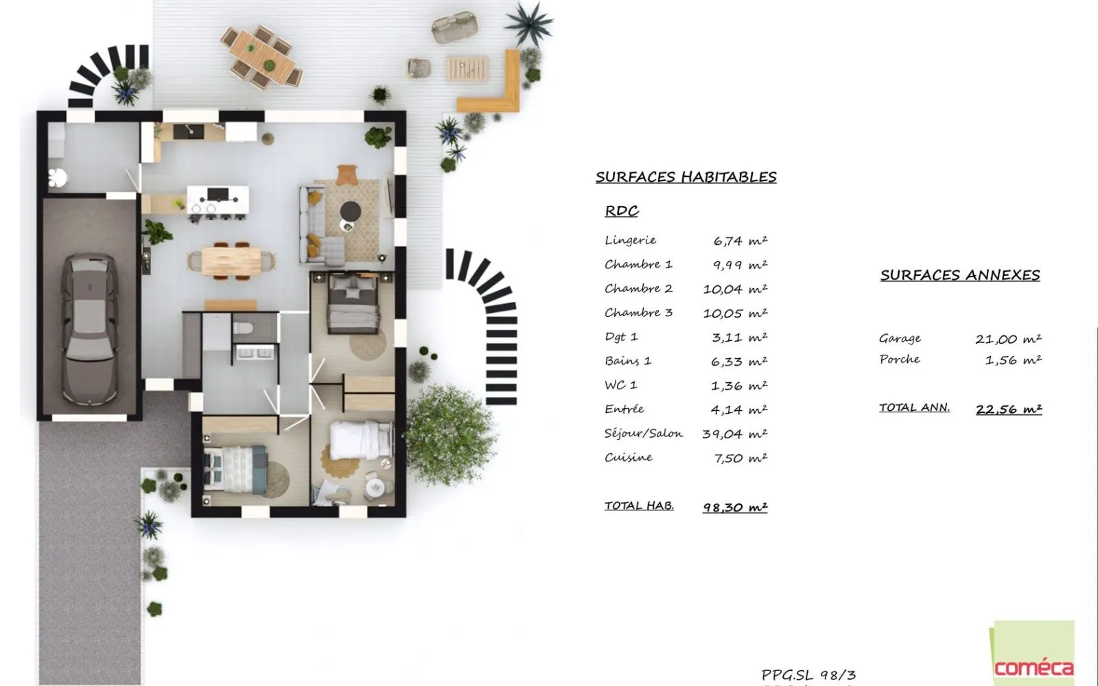 Projet de construction d'une maison 98.3 m² avec terrain à PAULX (44) à Paulx — photo 9