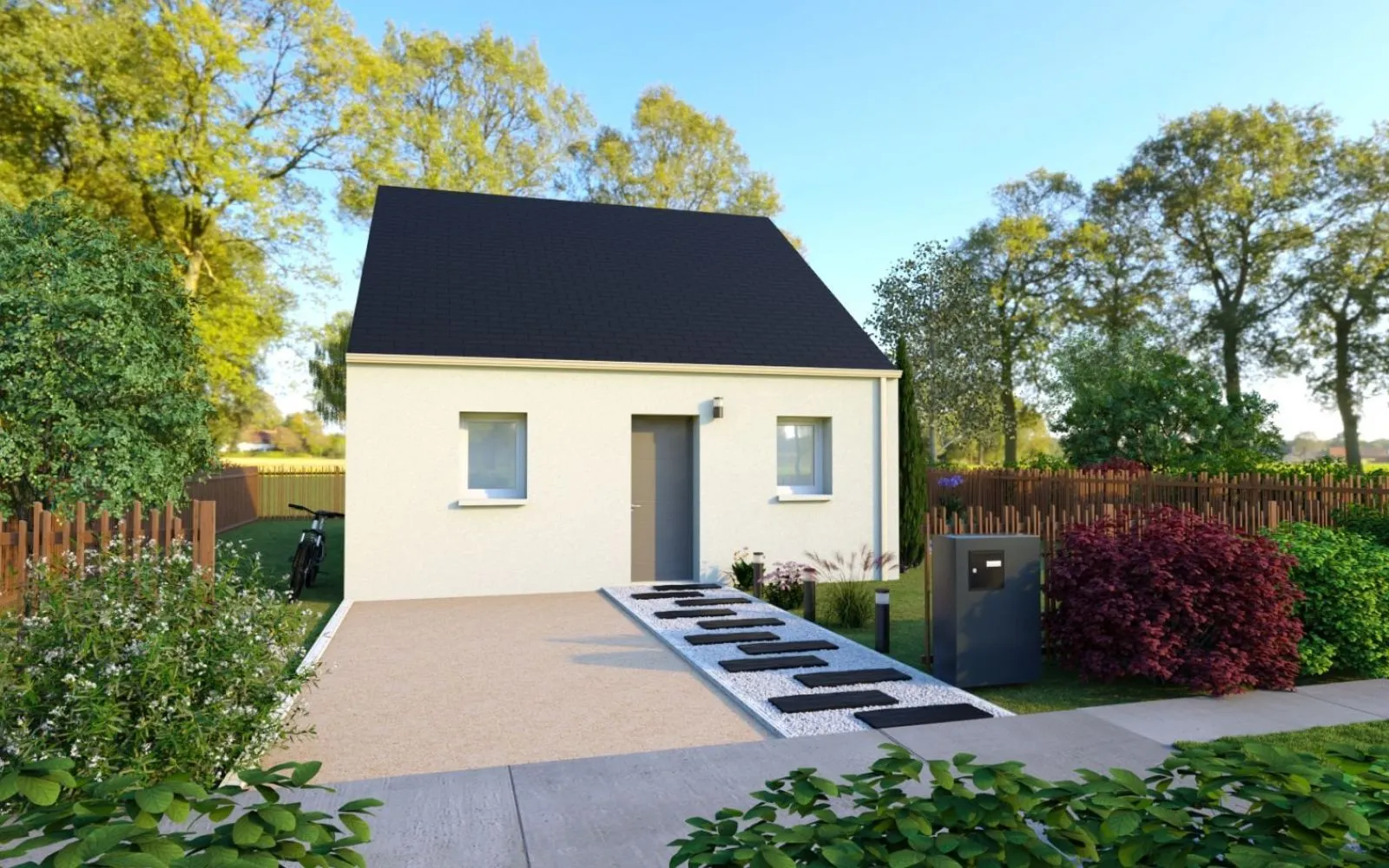Projet de construction d'une maison 56.43 m² avec terrain à SAINT-NAZAIRE (44) à Saint-Nazaire — photo 1