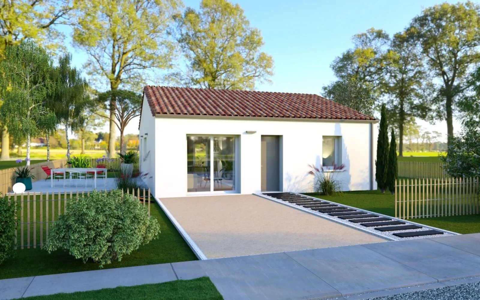 Projet de construction d'une maison 72.65 m² avec terrain à PAULX (44) à Paulx — photo 1