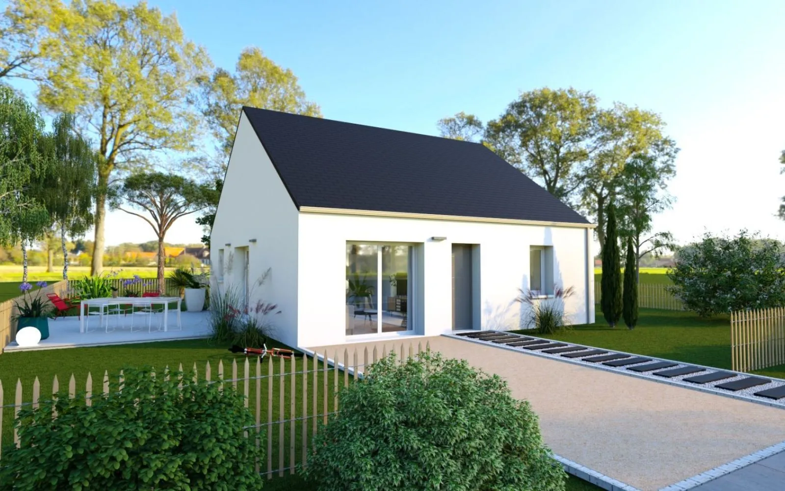Projet de construction d'une maison 72.65 m² avec terrain à SAINT-NAZAIRE (44) à Saint-Nazaire — photo 1