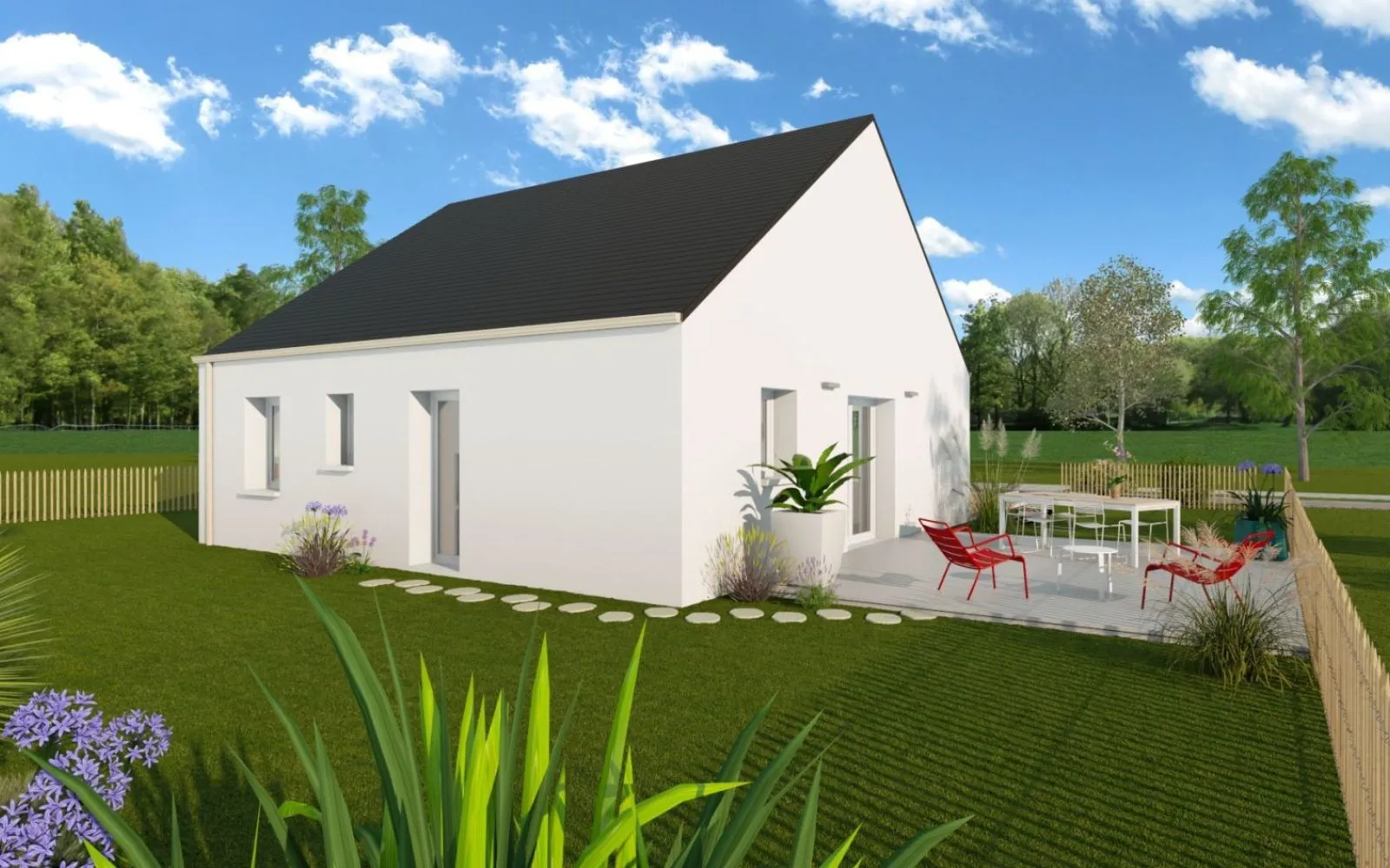 Projet de construction d'une maison 72.65 m² avec terrain à SAINT-NAZAIRE (44) à Saint-Nazaire — photo 2