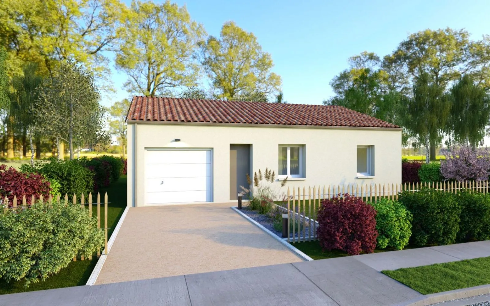 Projet de construction d'une maison 69.66 m² avec terrain à PAULX (44) à Paulx — photo 1