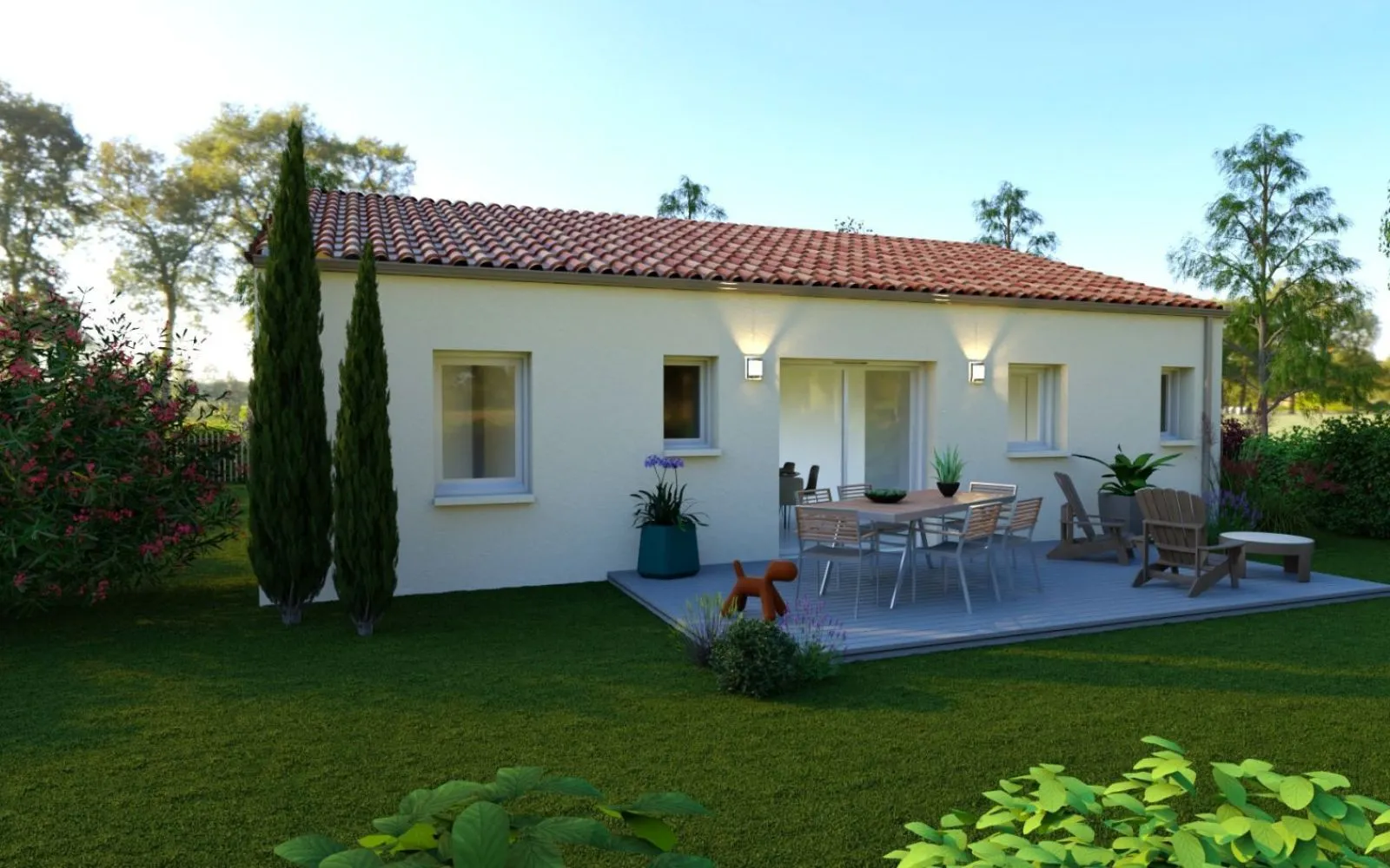 Projet de construction d'une maison 69.66 m² avec terrain à PAULX (44) à Paulx — photo 2