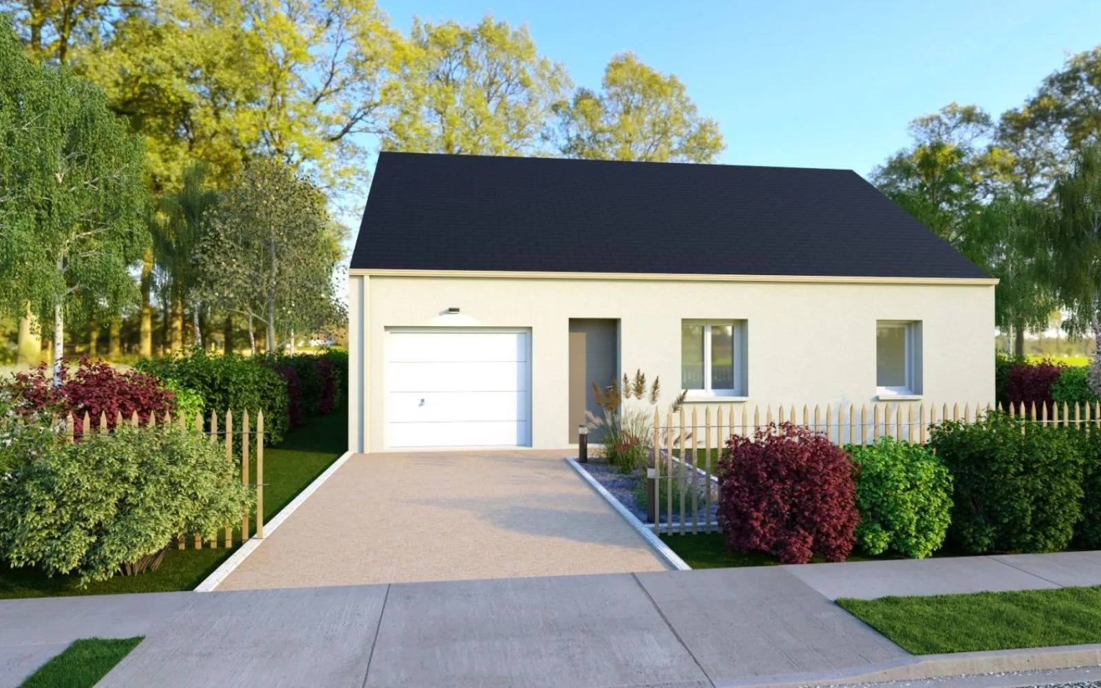 Projet de construction d'une maison 69.66 m² avec terrain à SAINT-NAZAIRE (44) à Saint-Nazaire — photo 1