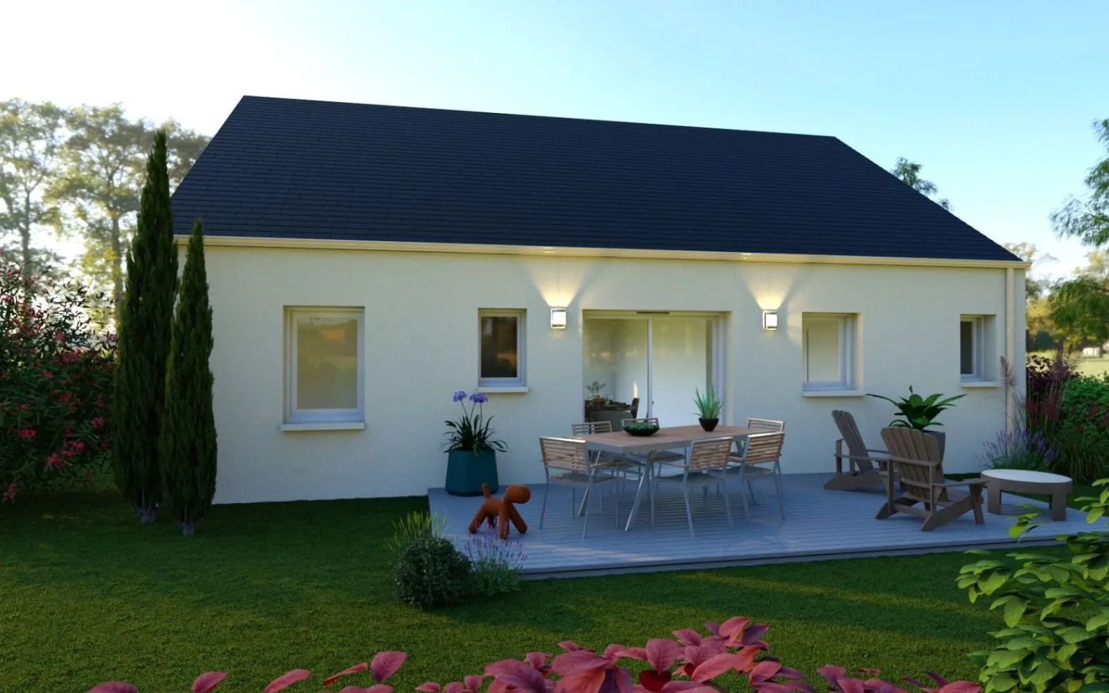 Projet de construction d'une maison 69.66 m² avec terrain à SAINT-NAZAIRE (44) à Saint-Nazaire — photo 2