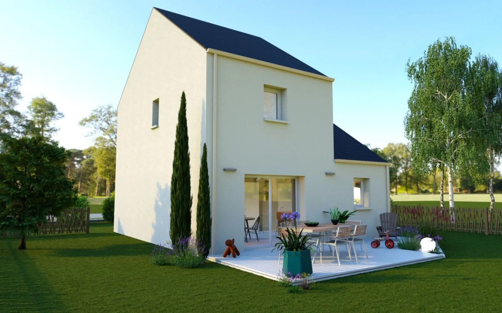 Projet de construction d'une maison 66.85 m² avec terrain à SAINT-NAZAIRE (44) à Saint-Nazaire — photo 2