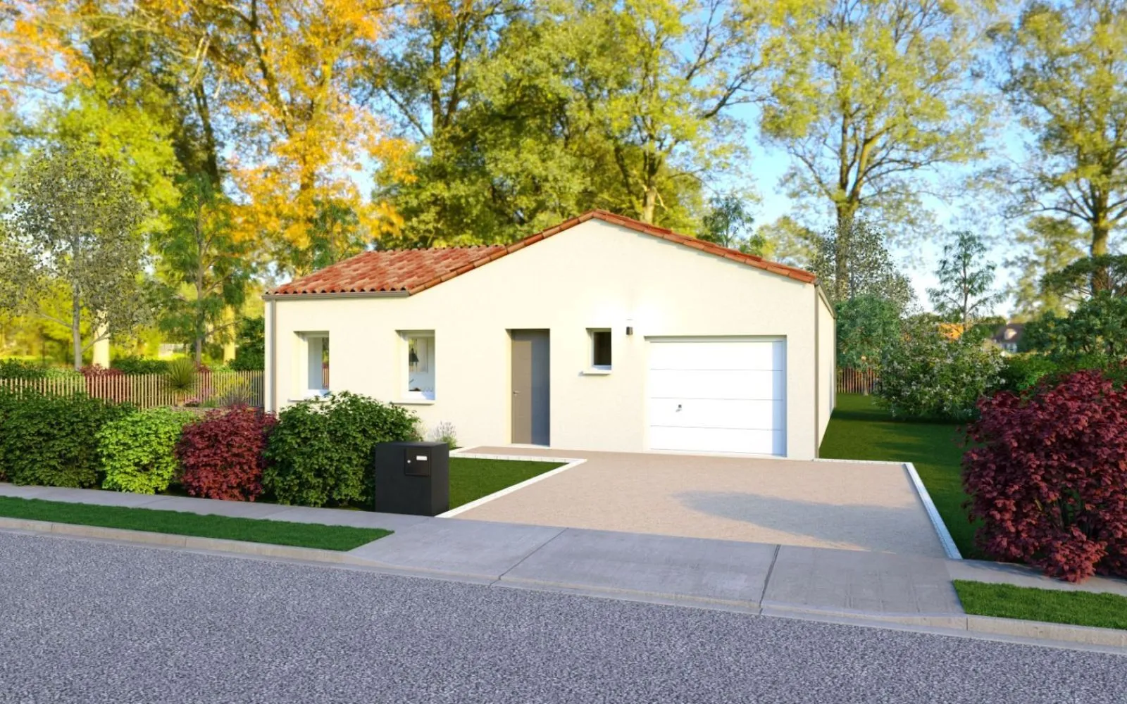 Projet de construction d'une maison 94.56 m² avec terrain à PAULX (44) à Paulx — photo 2