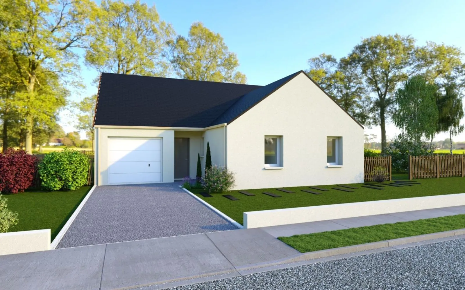 Projet de construction d'une maison 98.3 m² avec terrain à MACHECOUL (44) à Machecoul — photo 1