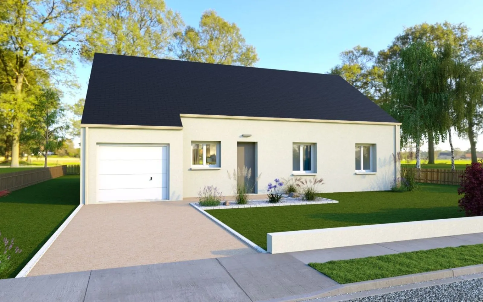 Projet de construction d'une maison 104.33 m² avec terrain à MACHECOUL (44) à Machecoul — photo 1