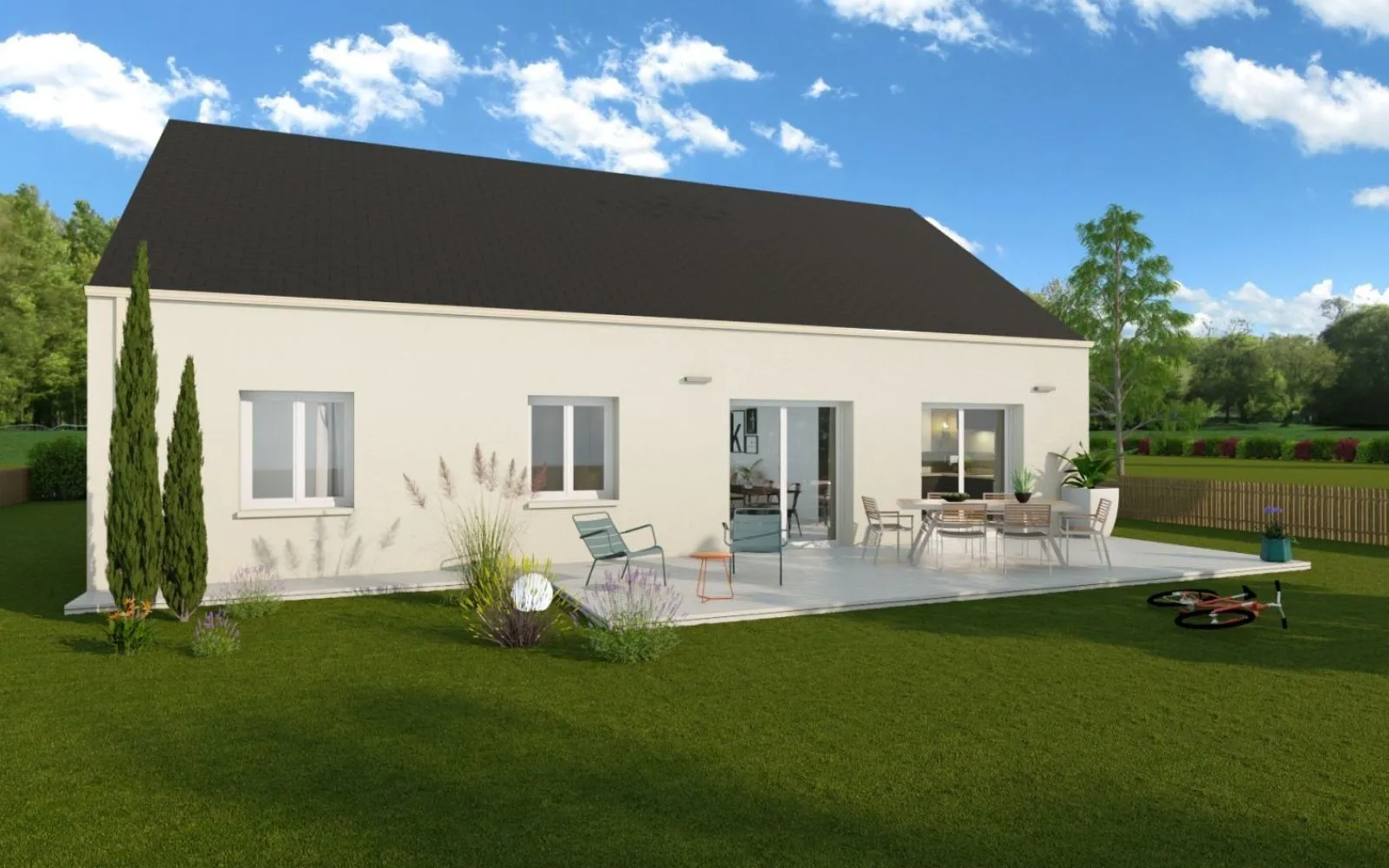 Projet de construction d'une maison 104.33 m² avec terrain à MACHECOUL (44) à Machecoul — photo 2