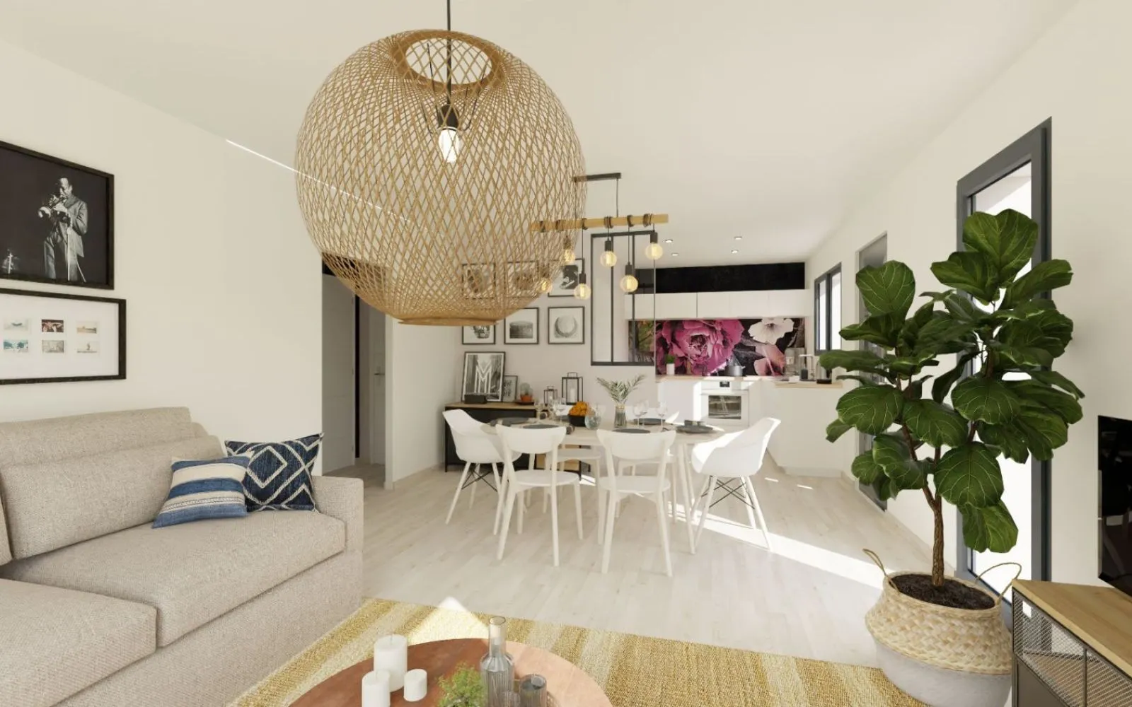 Projet de construction d'une maison 60 m² avec terrain à LA PLAINE-SUR-MER (44) à La Plaine-sur-Mer — photo 2